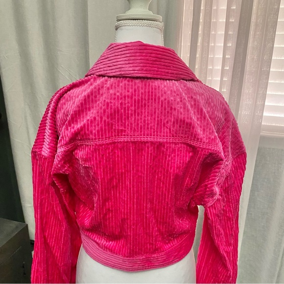 L'Academie Rue Jacket in Fuchsia Pink Size XS NWOT - Picture 6 of 7